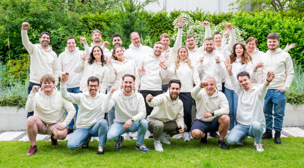The OceanScore team in Summer 2024 on a team offsite on Poland.